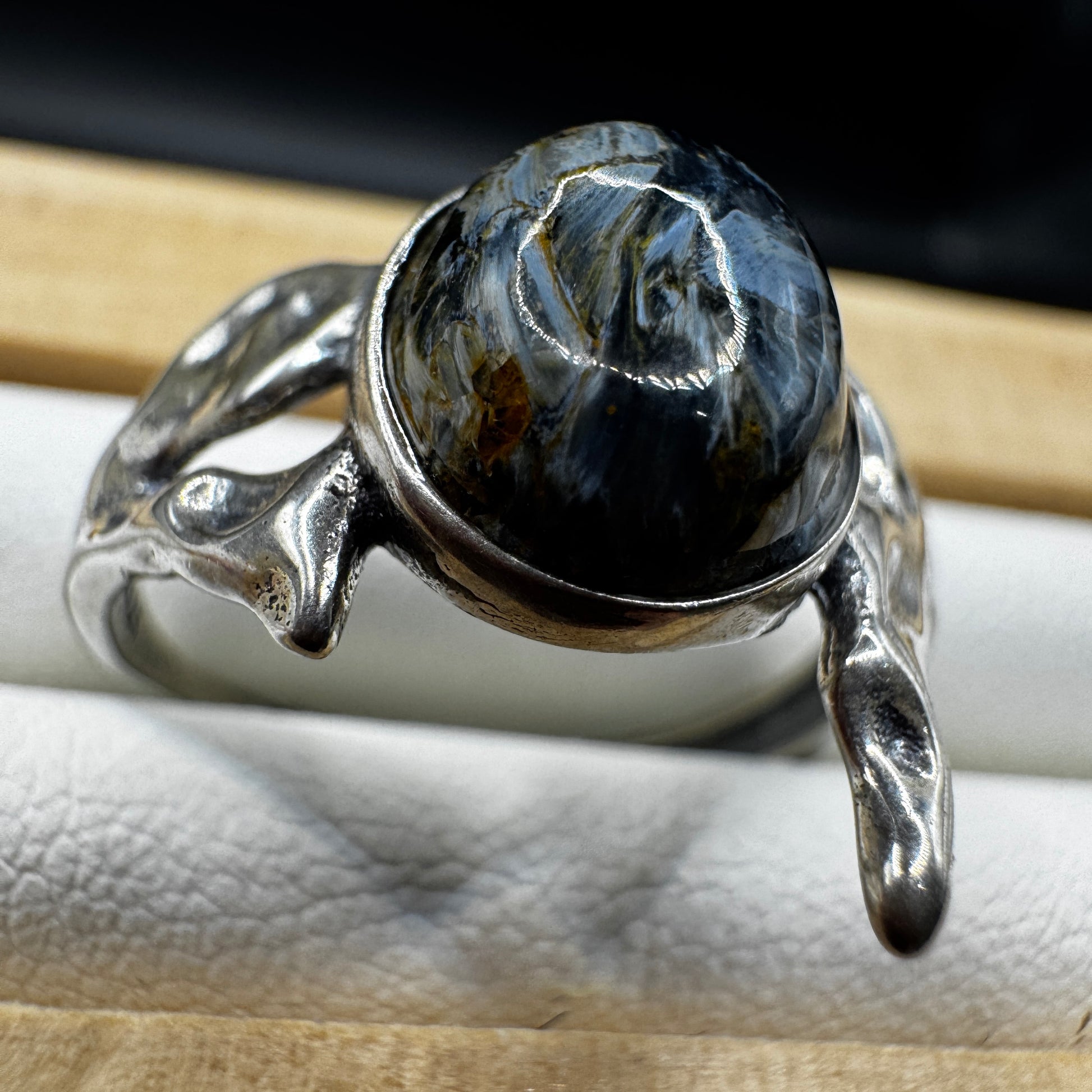 Pietersite S925 Adjustable Ring