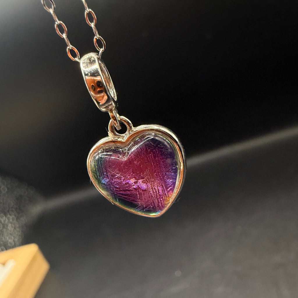 Aura Muonionalusta Tektite S925 Necklace