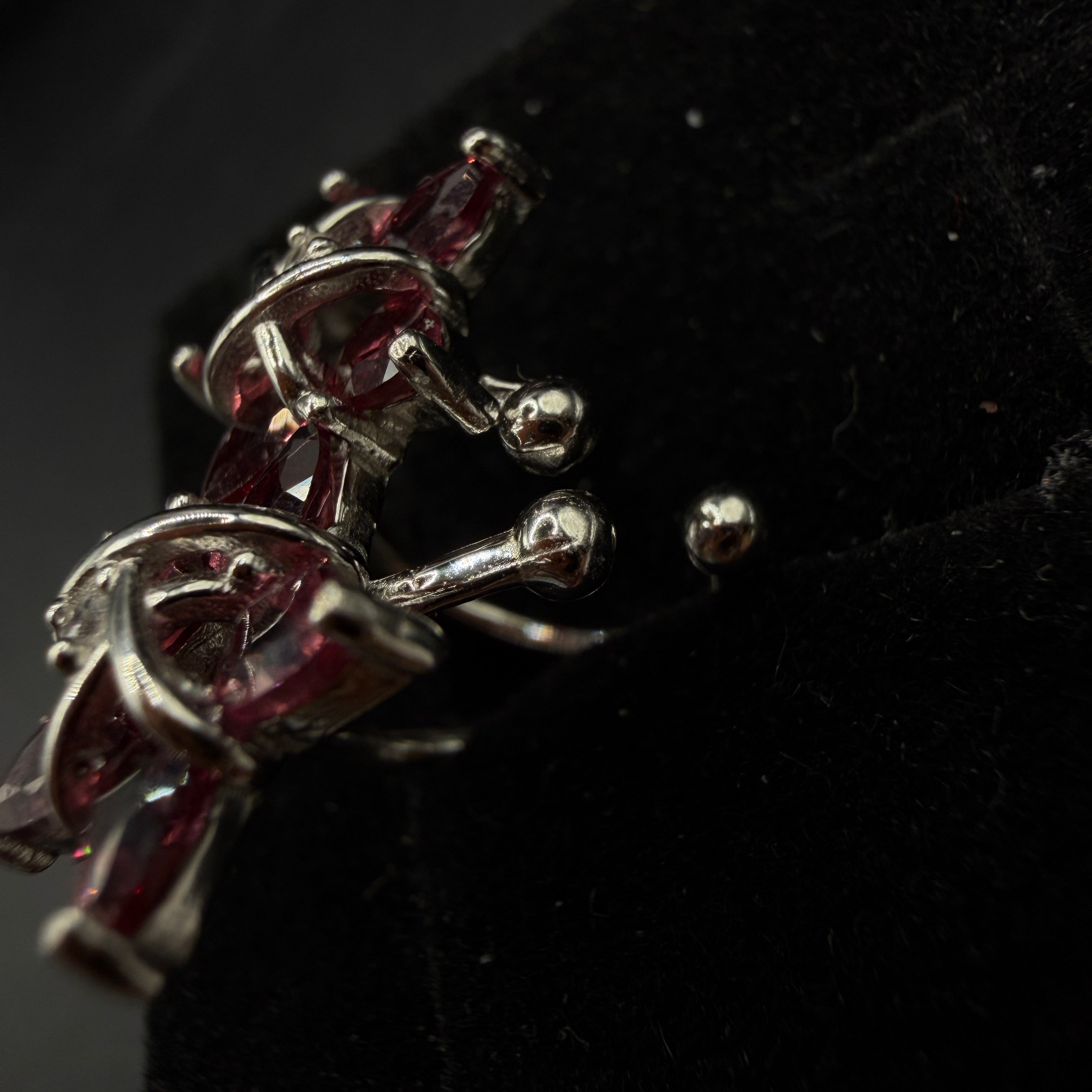Garnet S925 Ear Cuffs