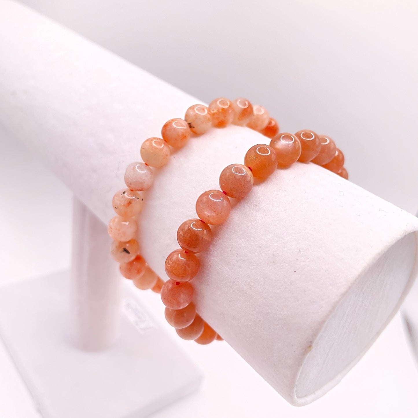 Peach Moonstone Bracelet