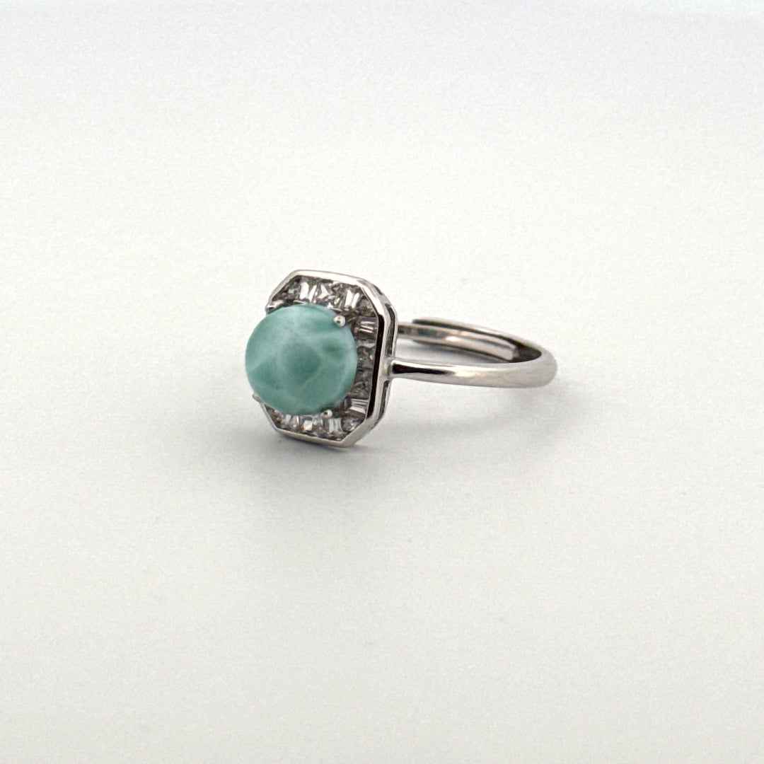 Larimar S925 Adjustable Ring