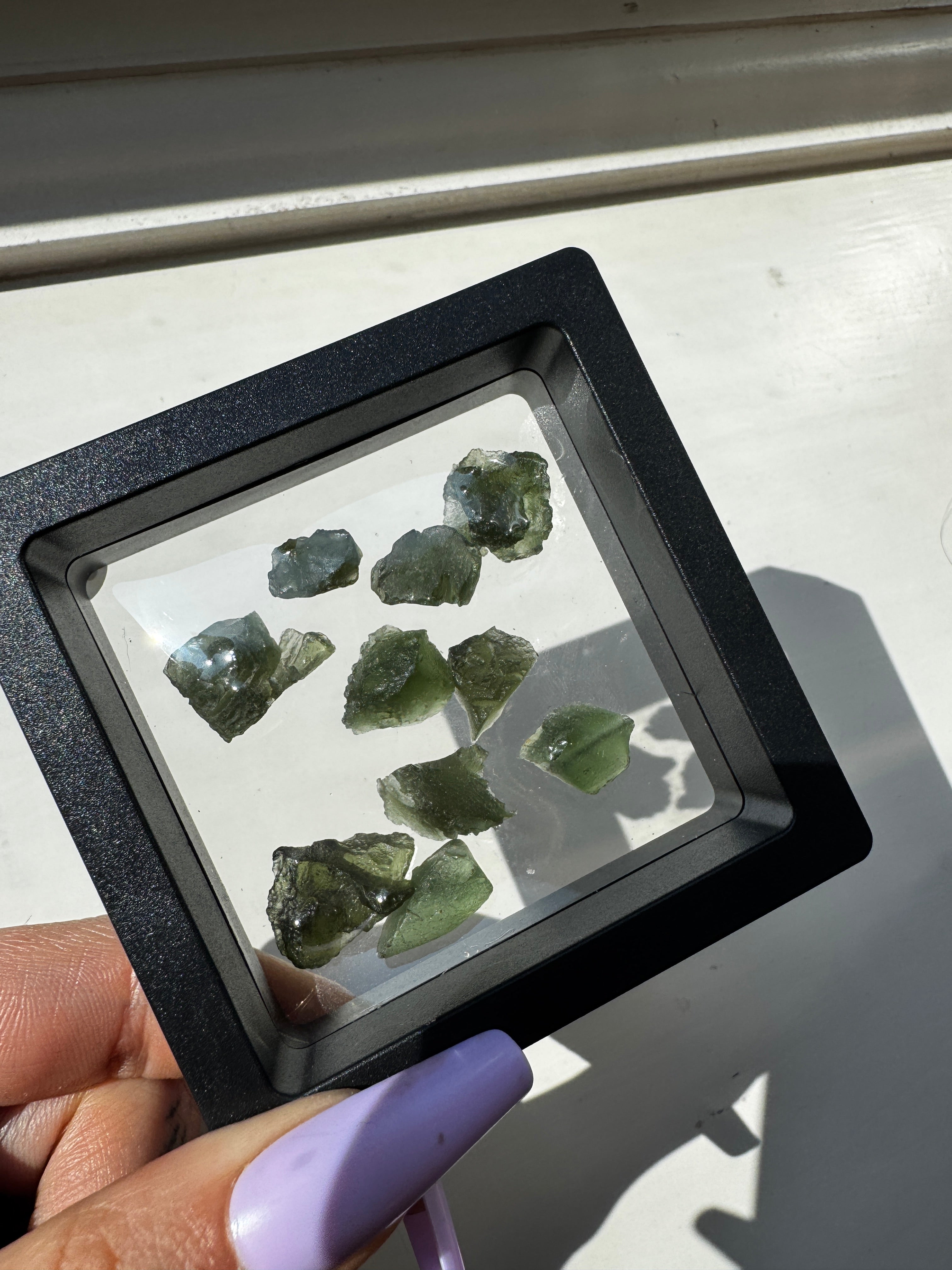 Wire Wrapped 925 Raw Moldavite