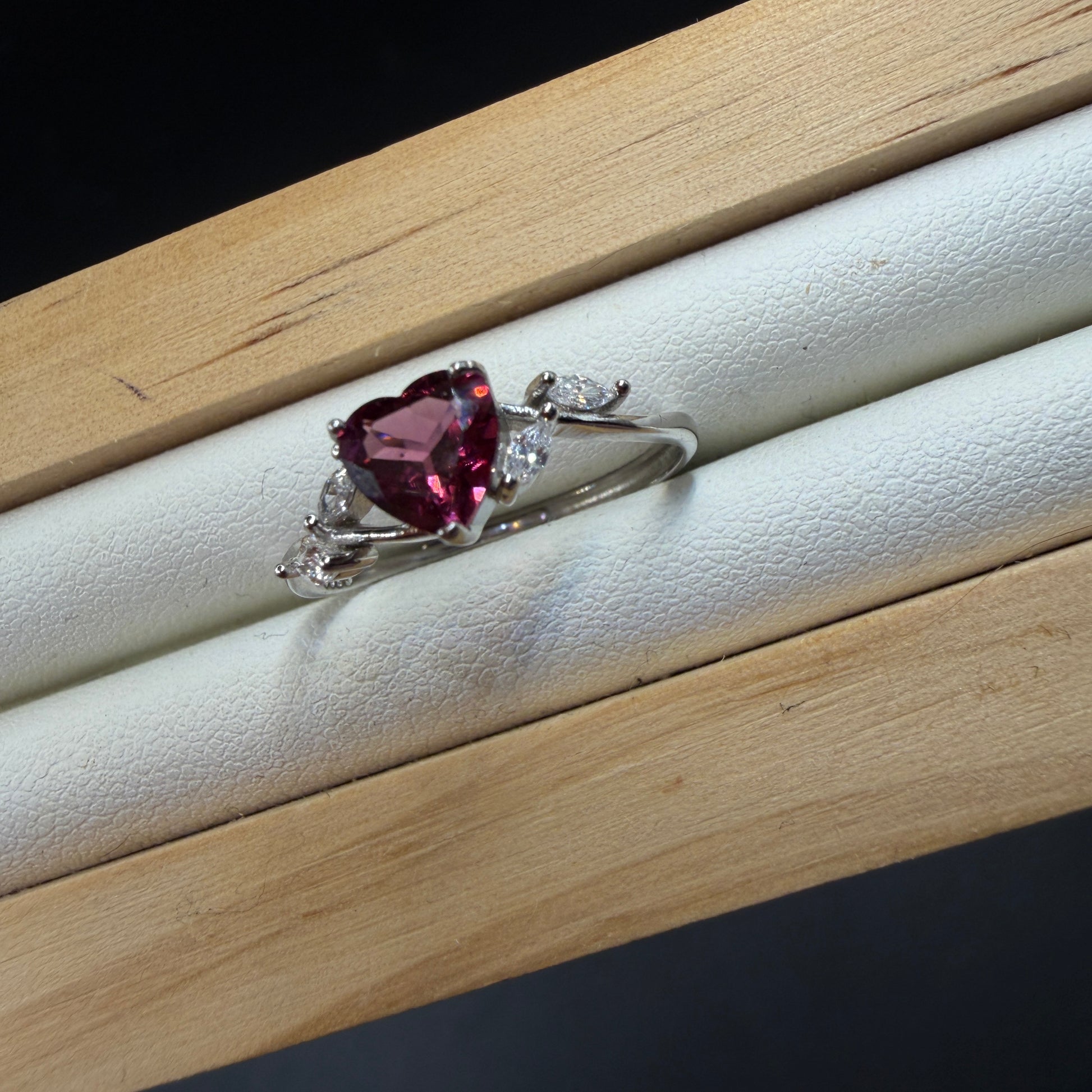 Garnet S925 Certified Ring