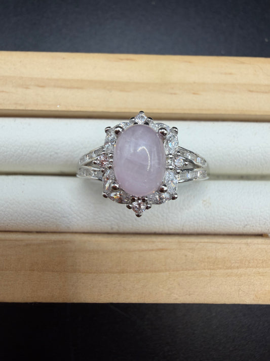 Kunzite S925 Adjustable Ring