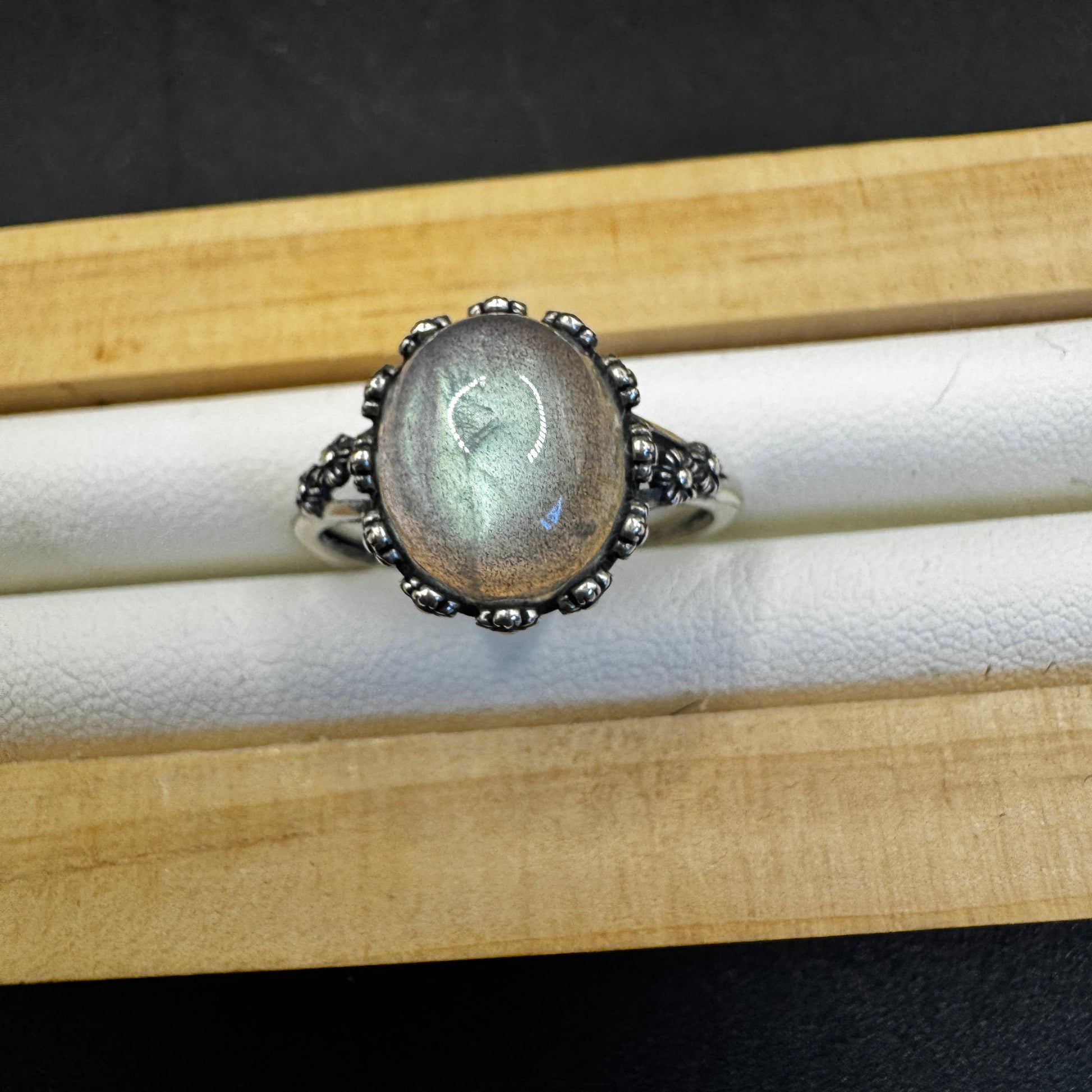 Labradorite S925 Adjustable Ring