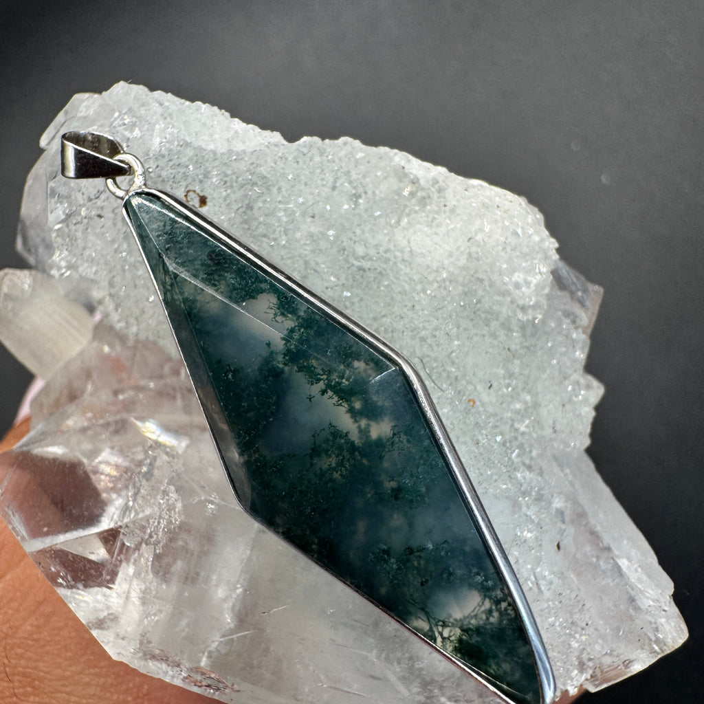 Moss Agate Necklace S925