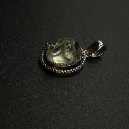 Libyan Desert Glass Scarab S925 Certified Necklace