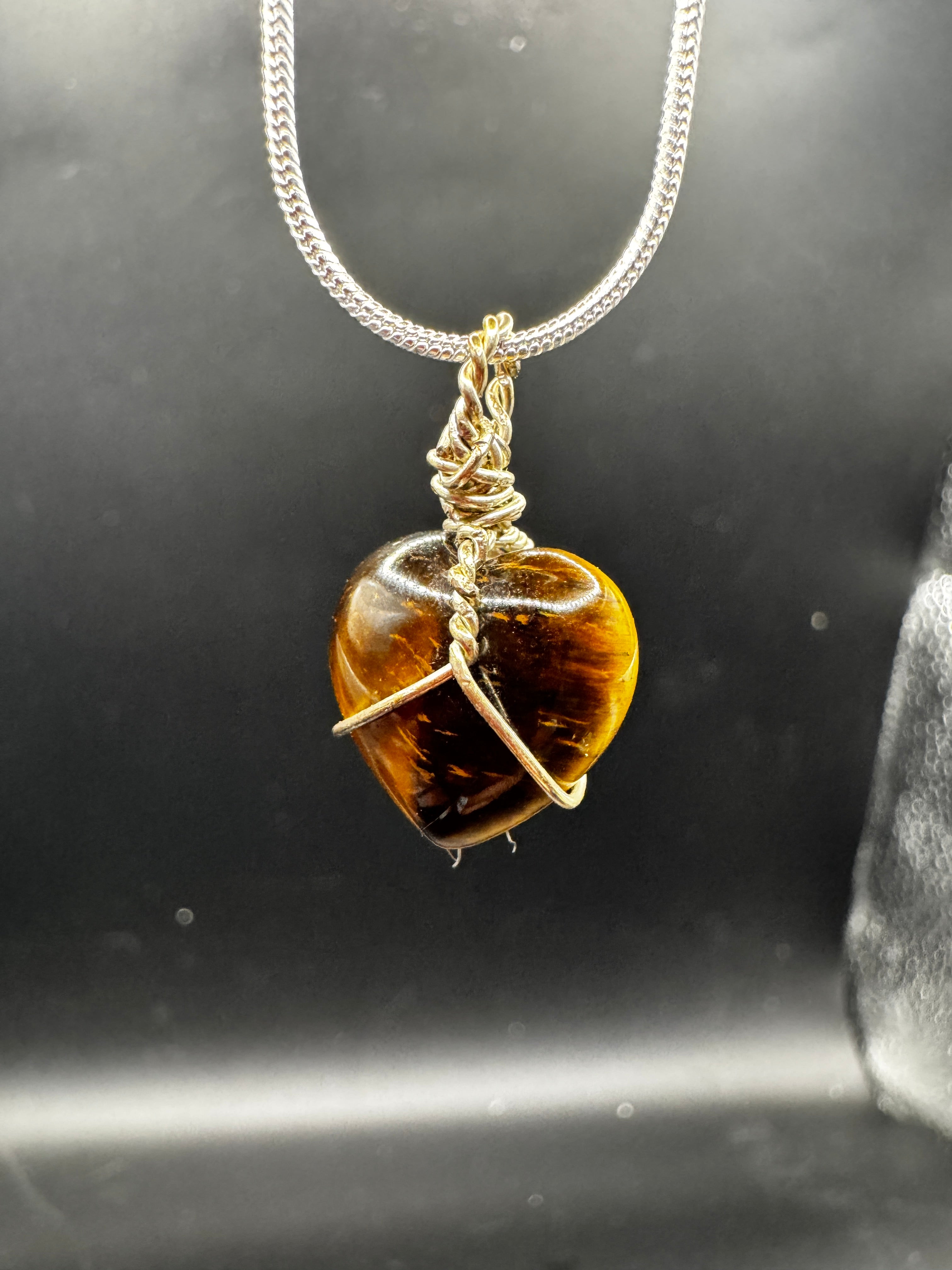 Handmade Tigers Eye Necklace