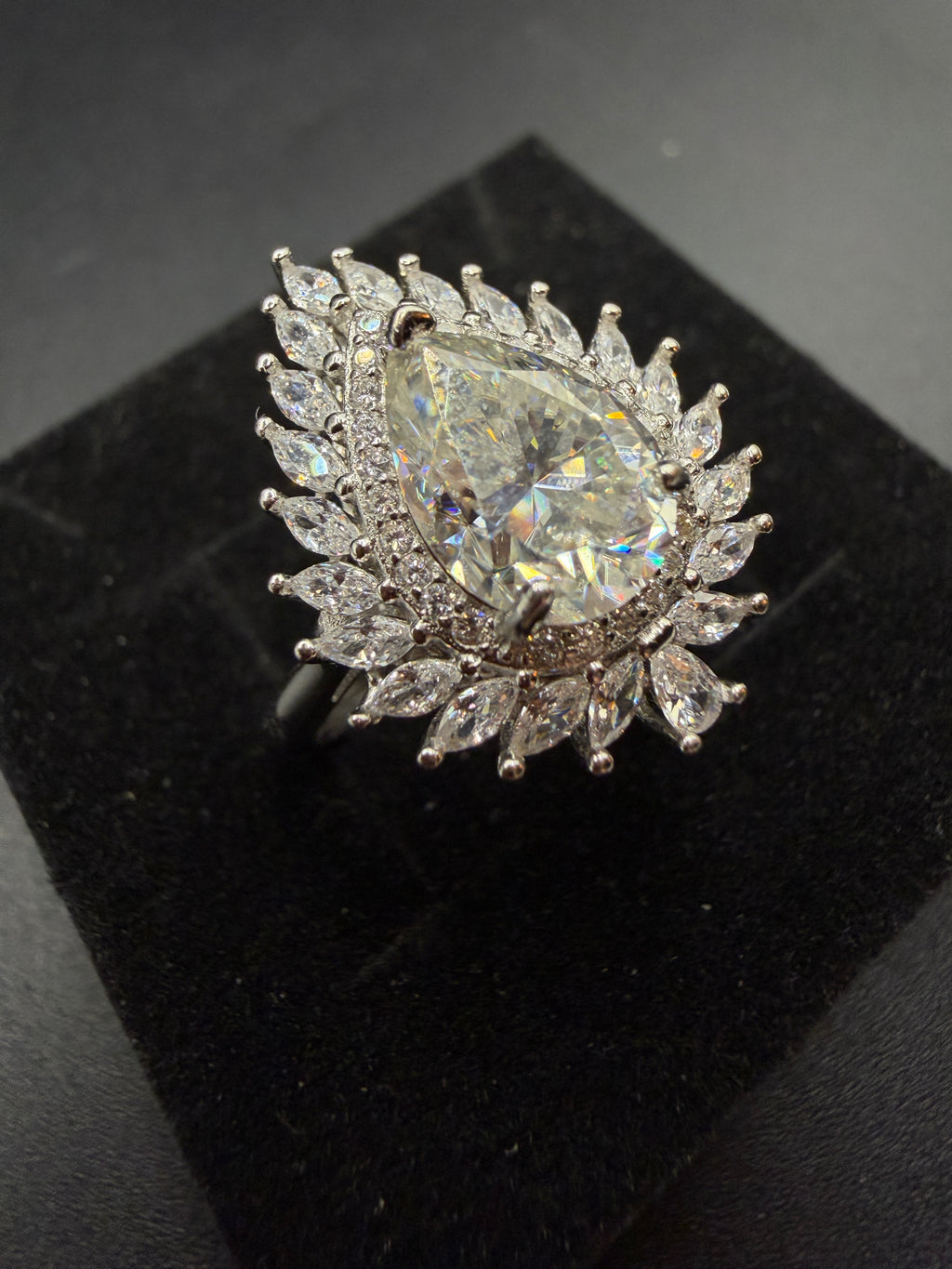 Moissanite S925 Certified Adjustable Ring