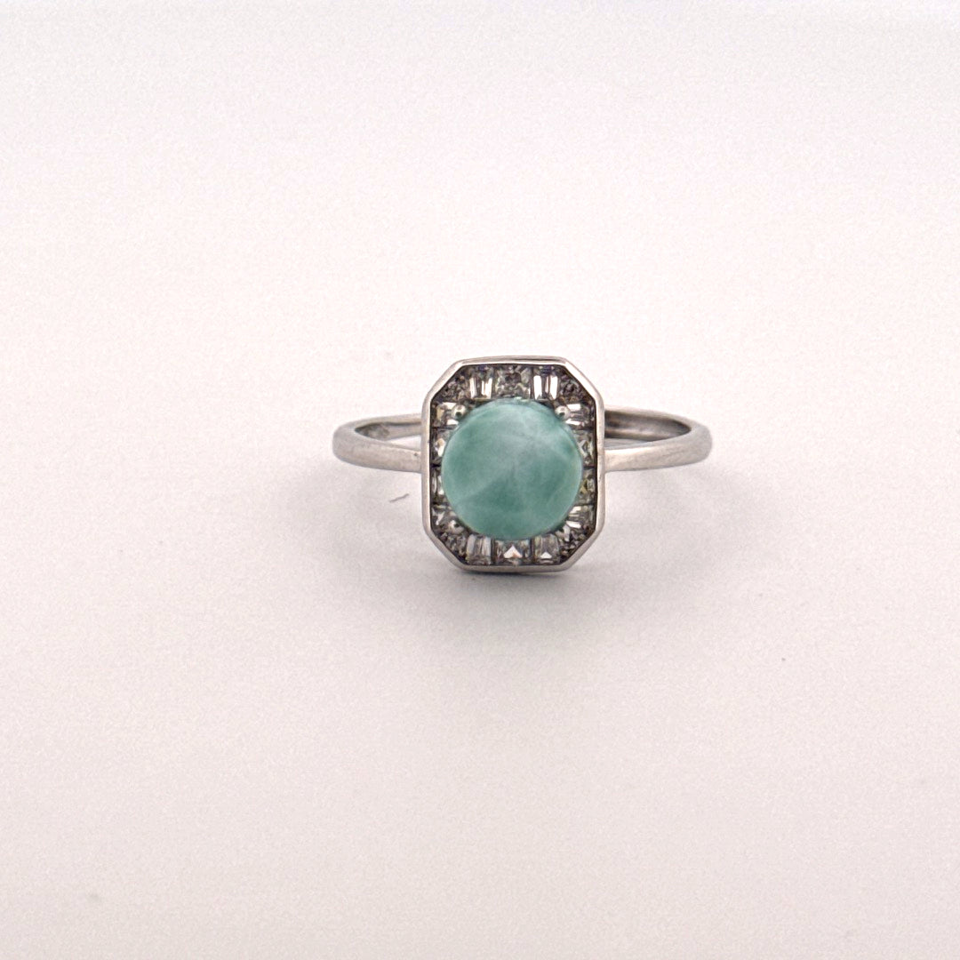 Larimar S925 Adjustable Ring