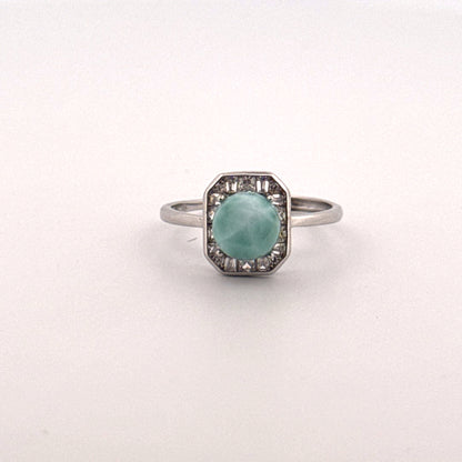 Larimar S925 Adjustable Ring