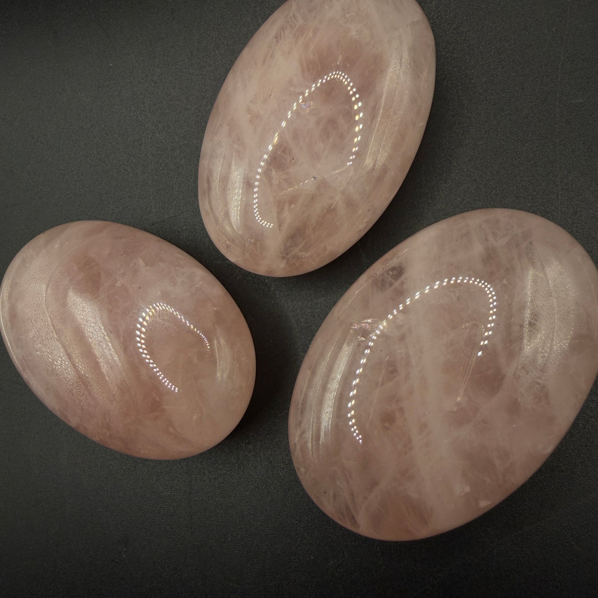Rose Quartz Palm Stone