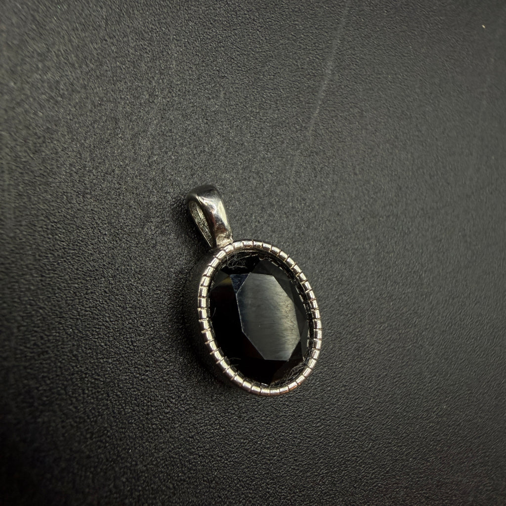 Black Spinel S925 Necklace