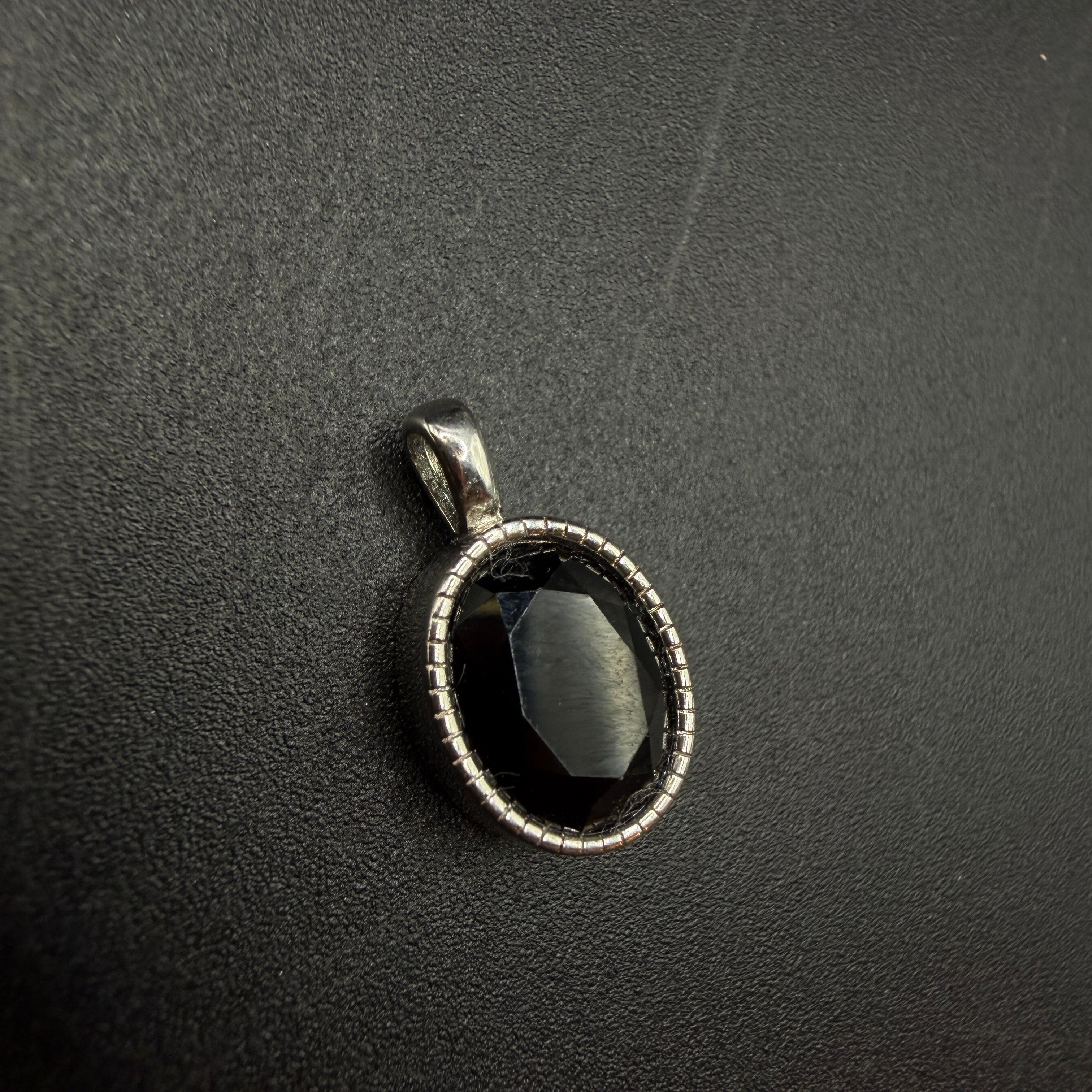 Black Spinel S925 Necklace