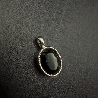 Black Spinel S925 Necklace