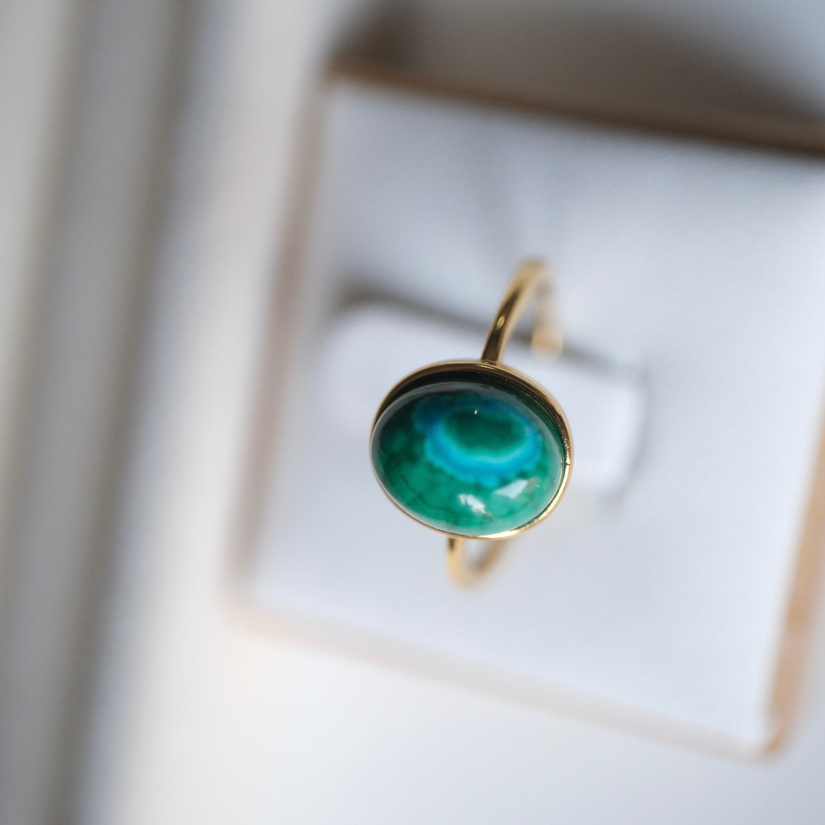 Chrysocolla S925 Adjustable Ring | Inner Balance | Tranquility | Empowerment