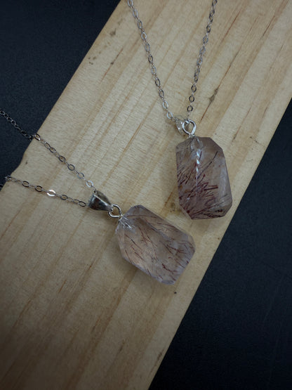 Rutilated Quartz S925 Necklace
