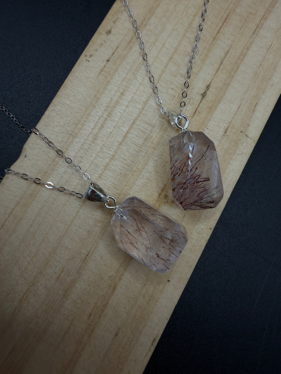 Rutilated Quartz S925 Necklace