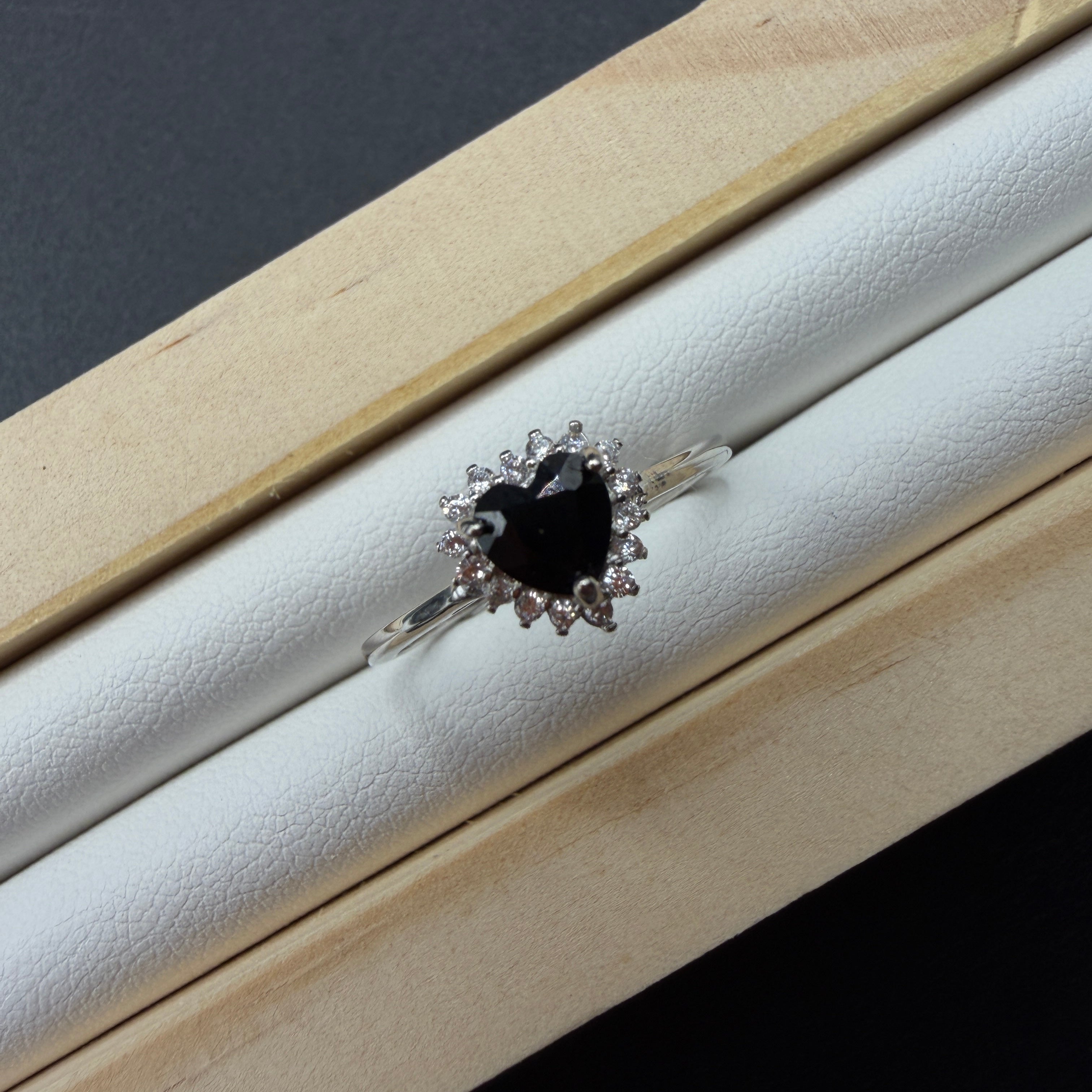 Black Spinel S925 Ring