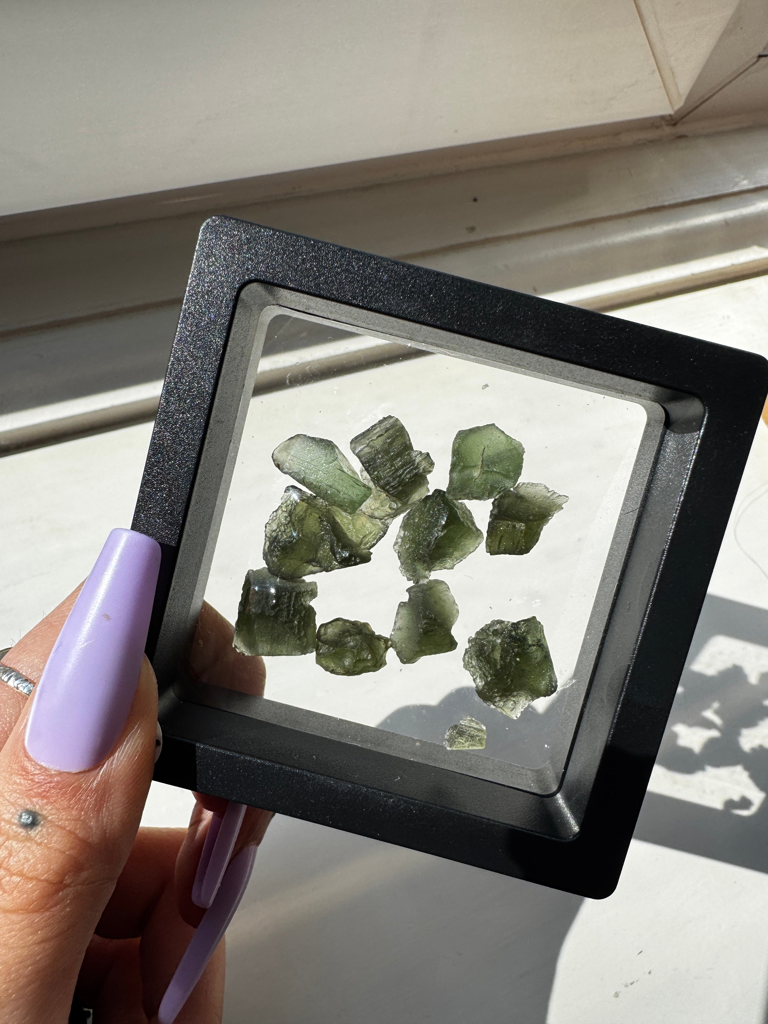 Wire Wrapped 925 Raw Moldavite