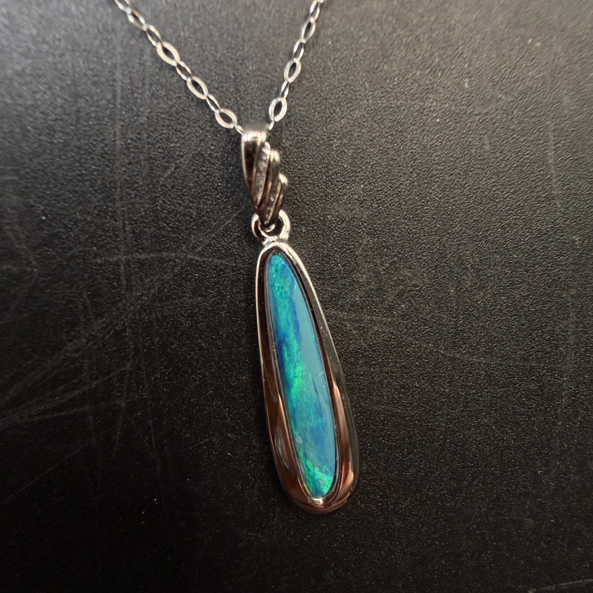 Australian Boulder Opal S925 Necklace