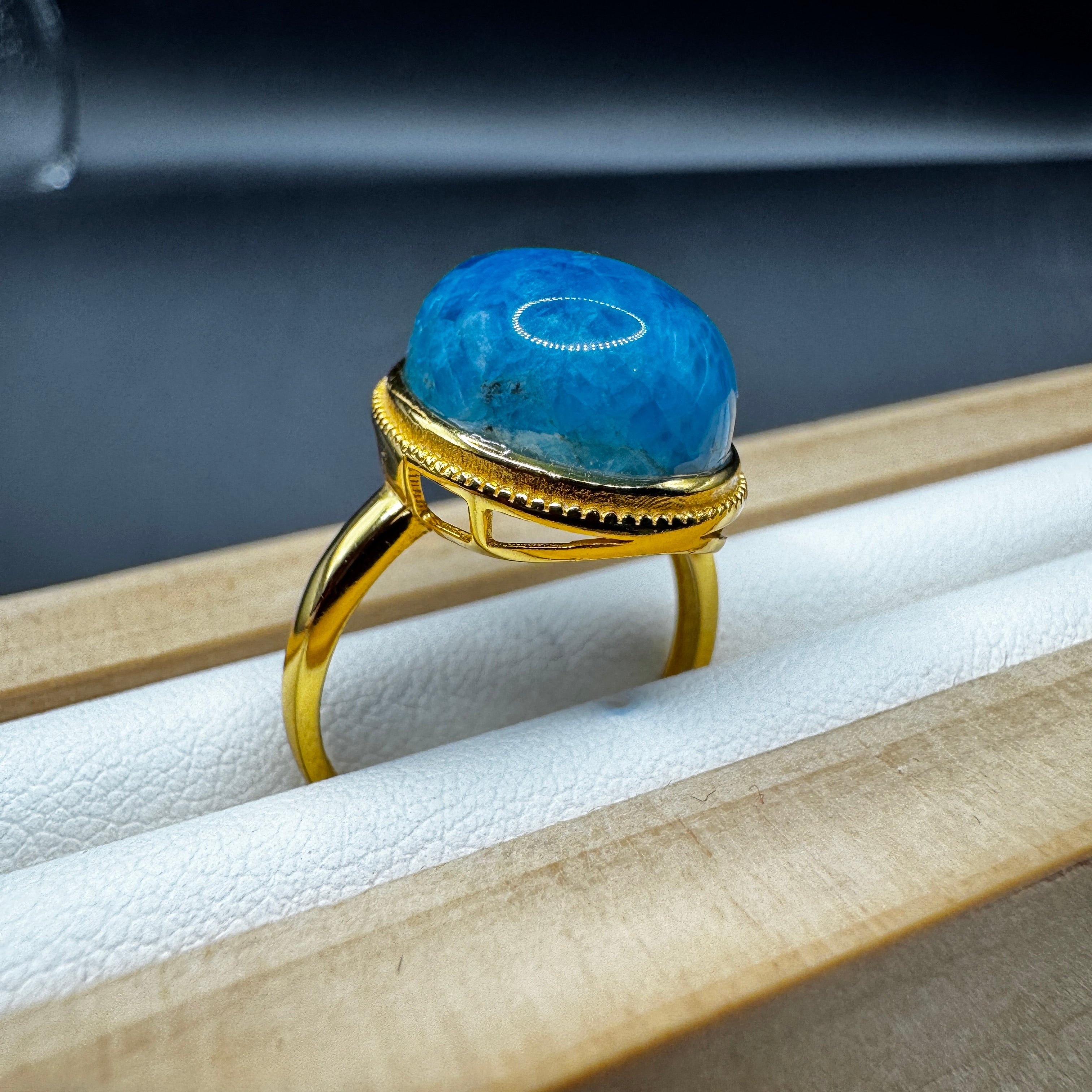 Apatite S925 Adjustable Ring