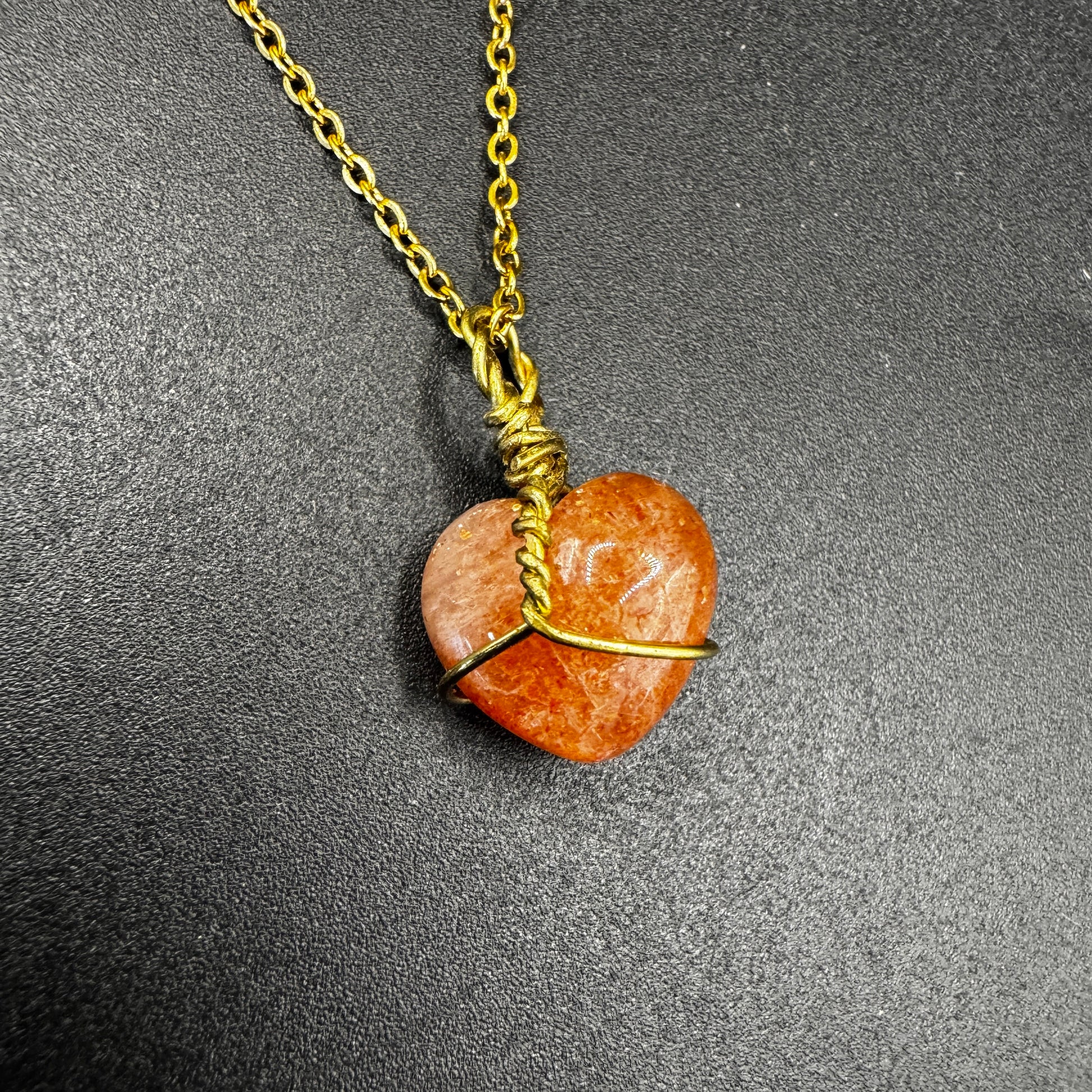 Handmade Sunstone Moonstone Necklace