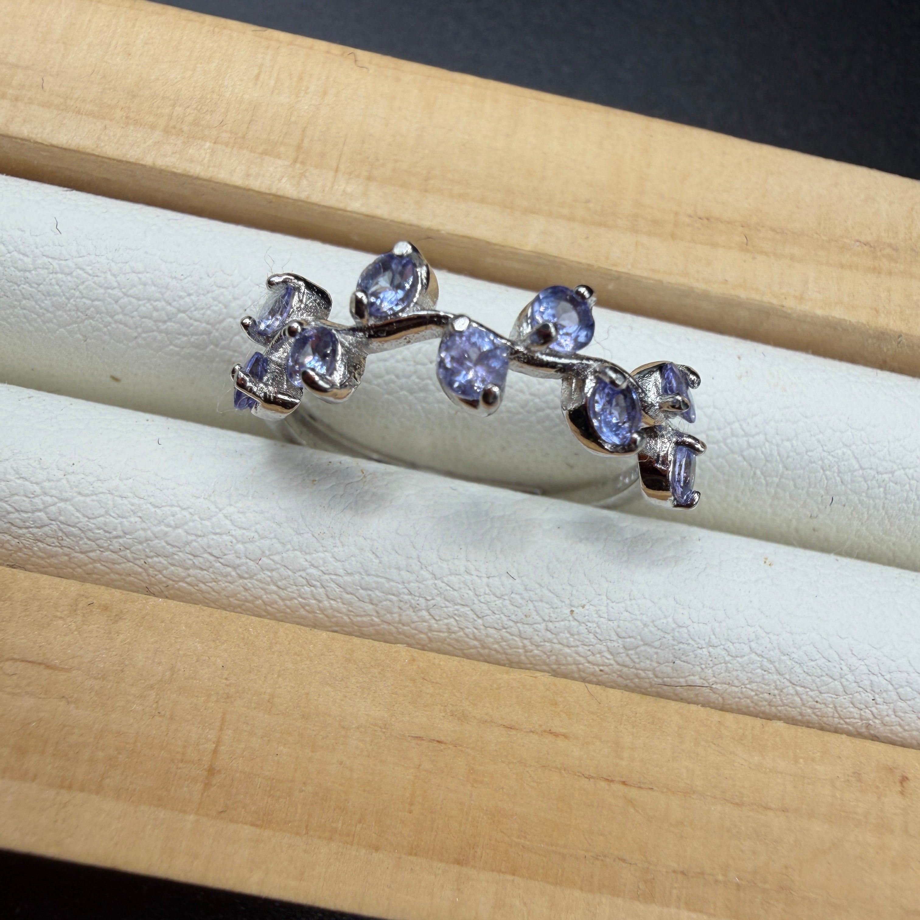 Tanzanite S925 Adjustable Ring