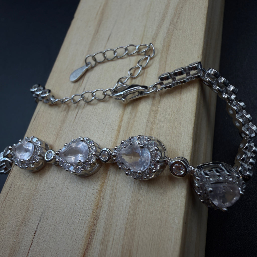 Rose Quartz S925 Certified Bracelet