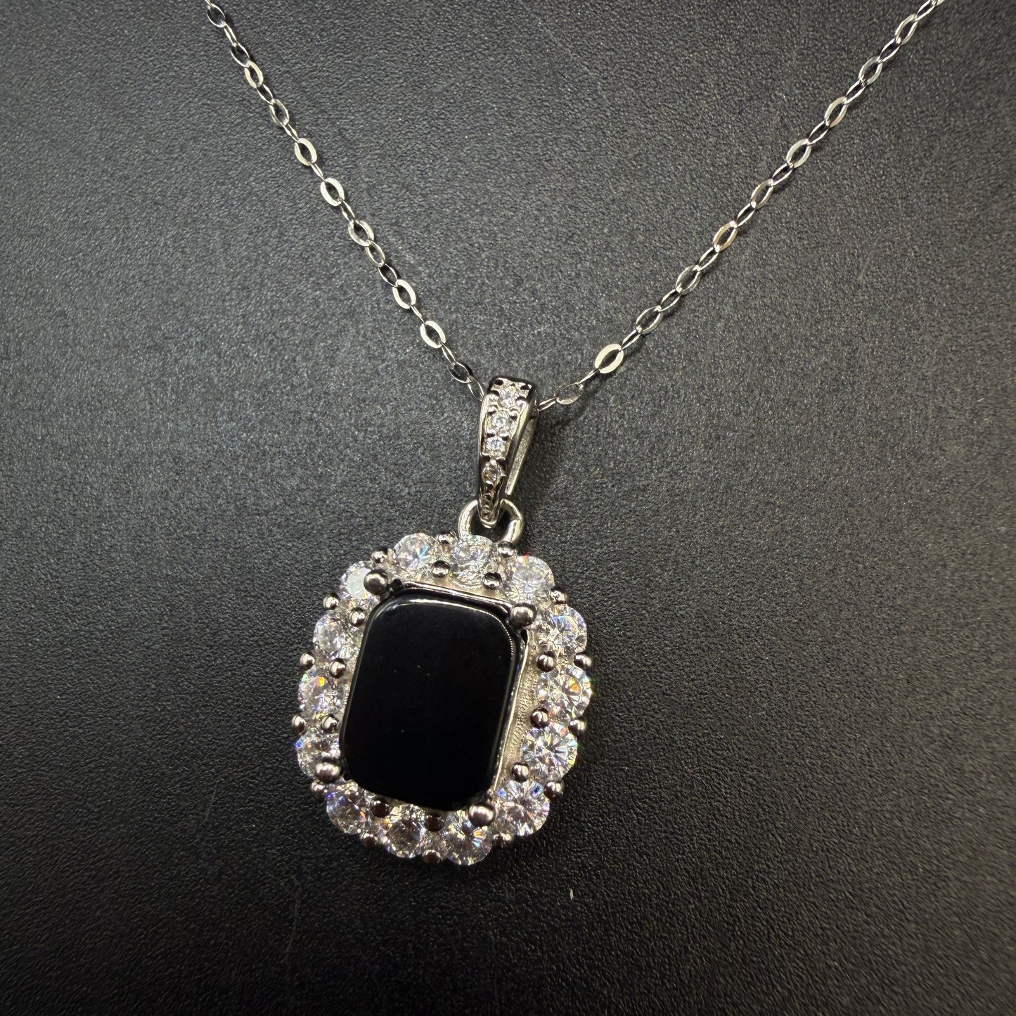 Cintamani Stone Saffordite S925 Certified Necklace