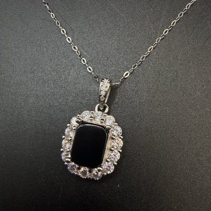 Cintamani Stone Saffordite S925 Certified Necklace