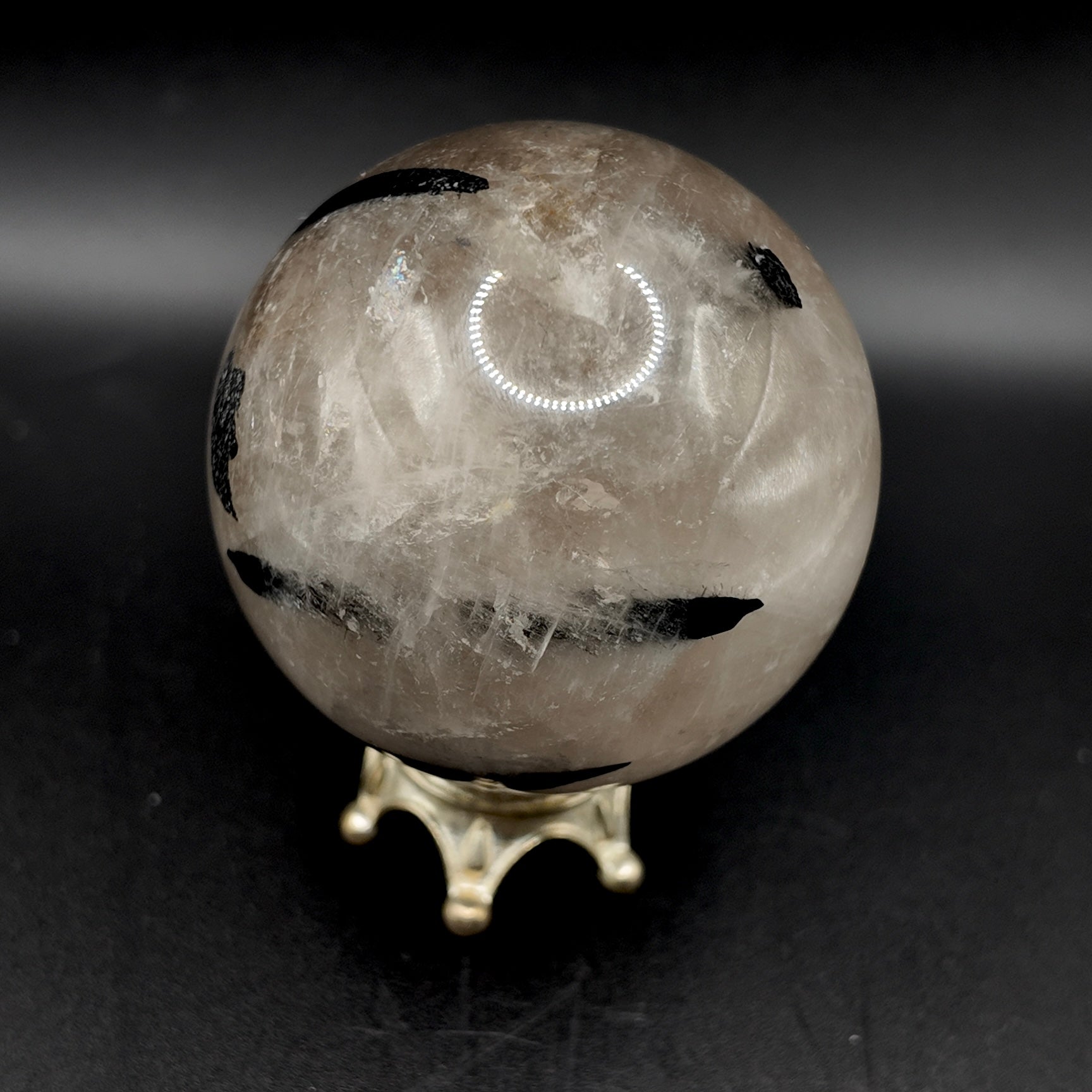 Black Tourmaline in Quartz