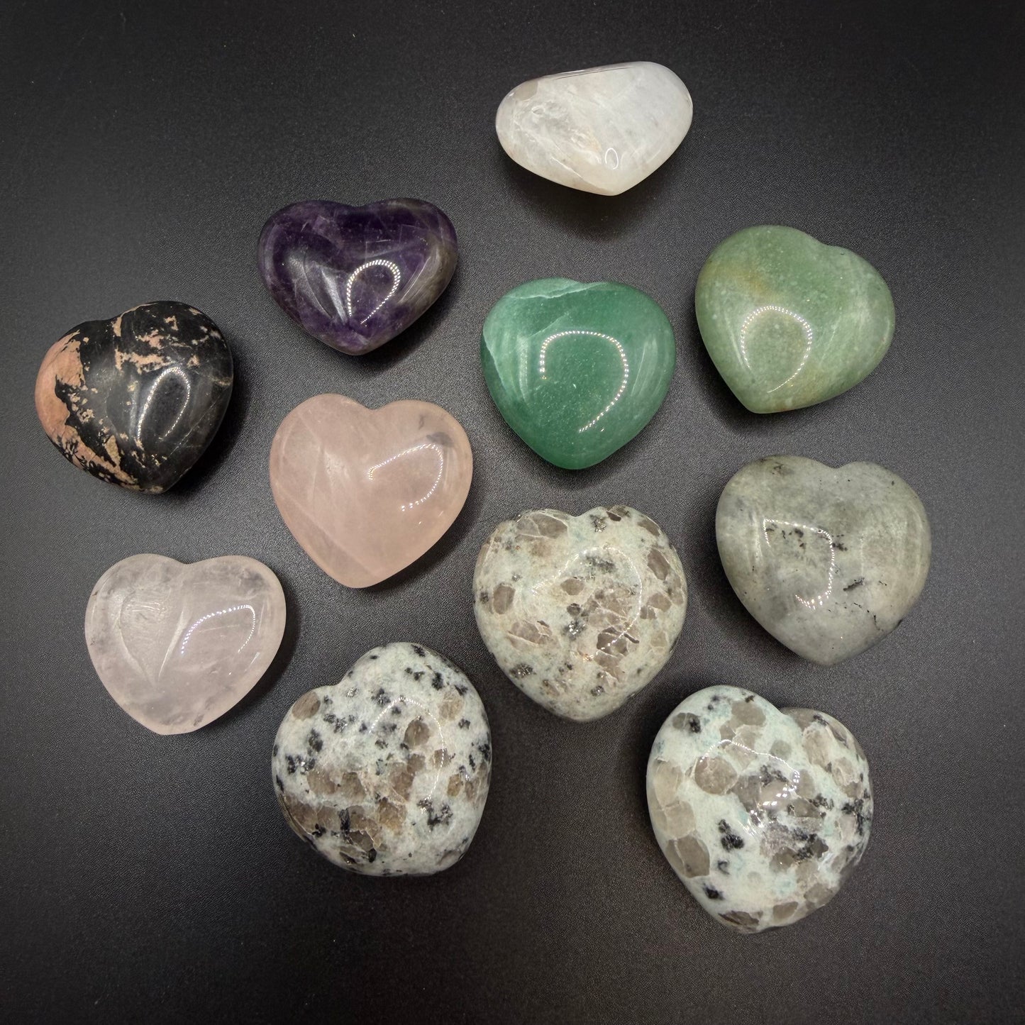 Small Crystal Hearts