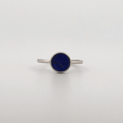 Lapis Lazuli S925 Adjustable Ring