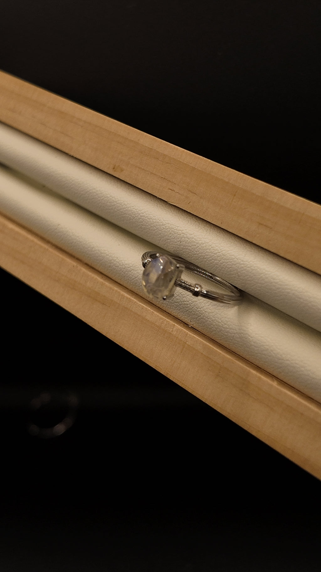 Moonstone Freeform Ring