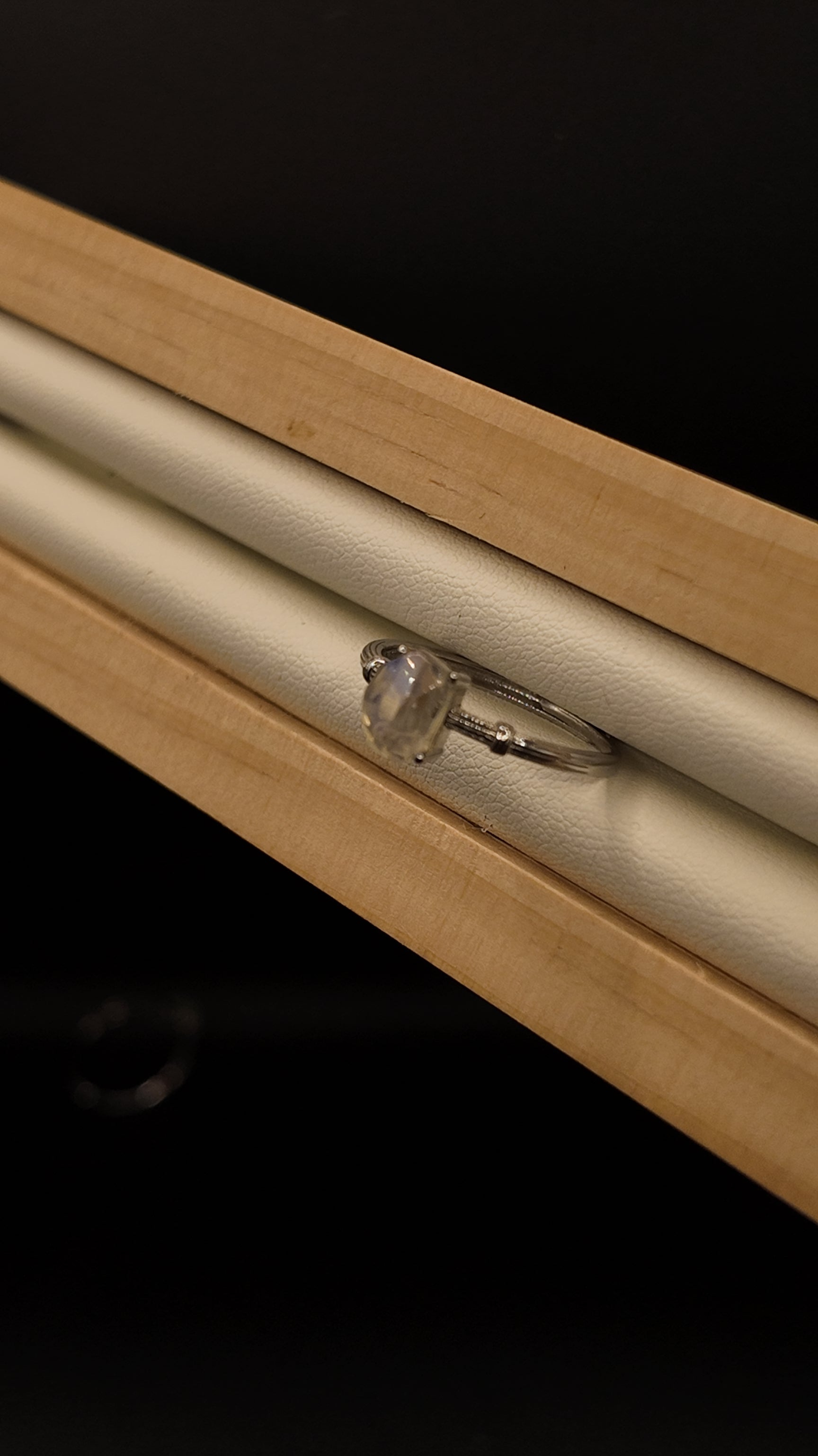 Moonstone Freeform Ring