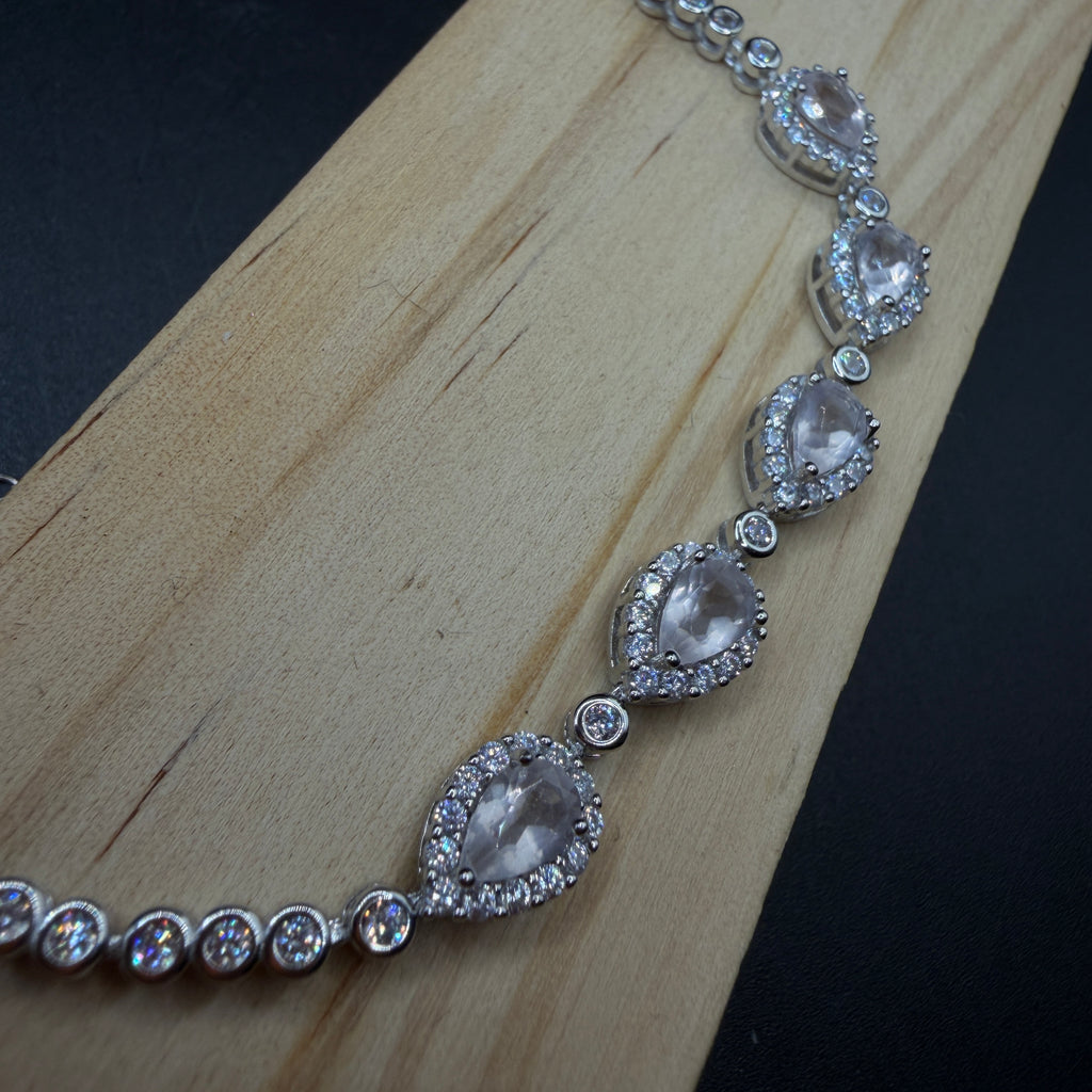 Rose Quartz S925 Certified Bracelet