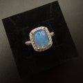 Opal S925 Certified Adjustable Ring
