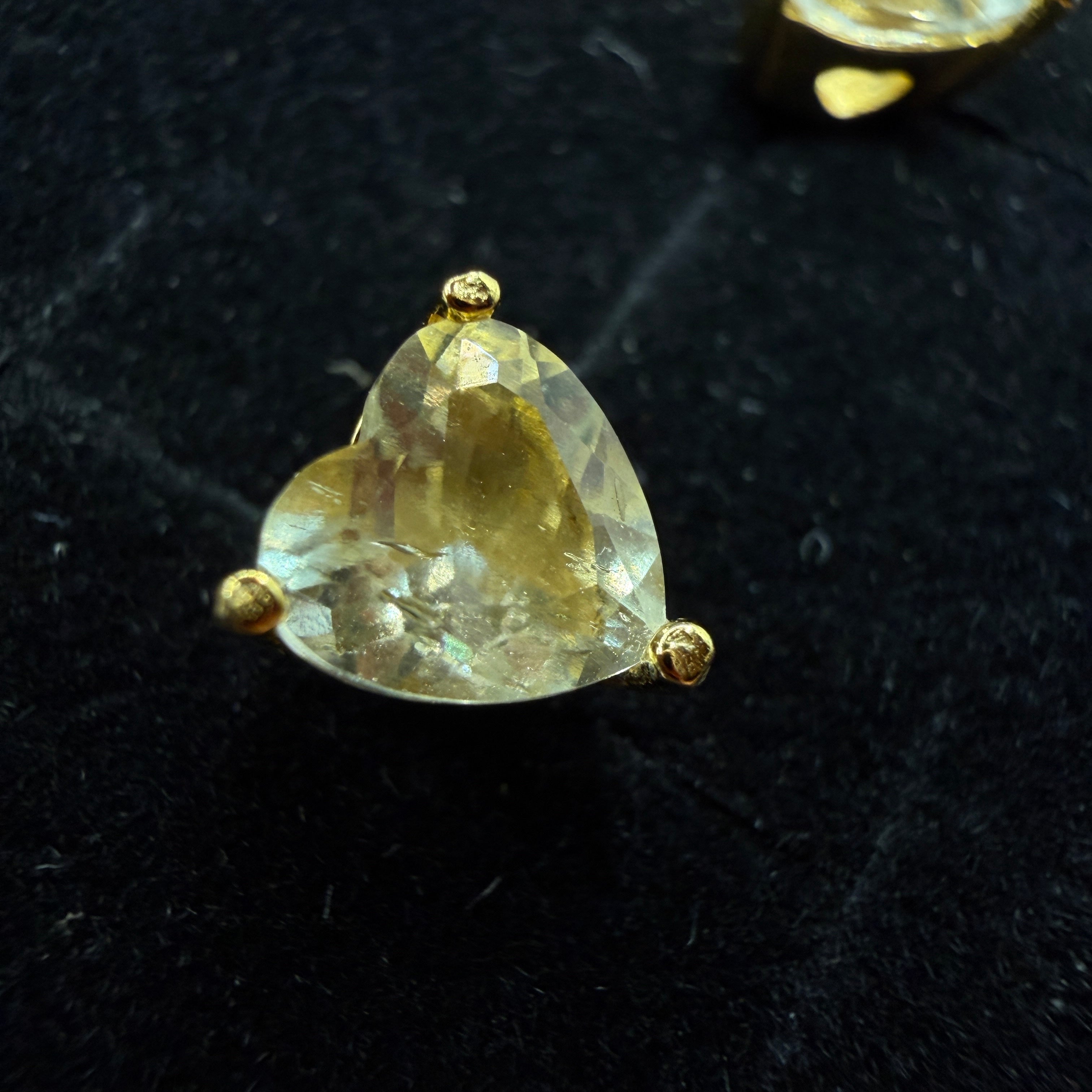 Libyan Desert Glass S925 Certified Earrings