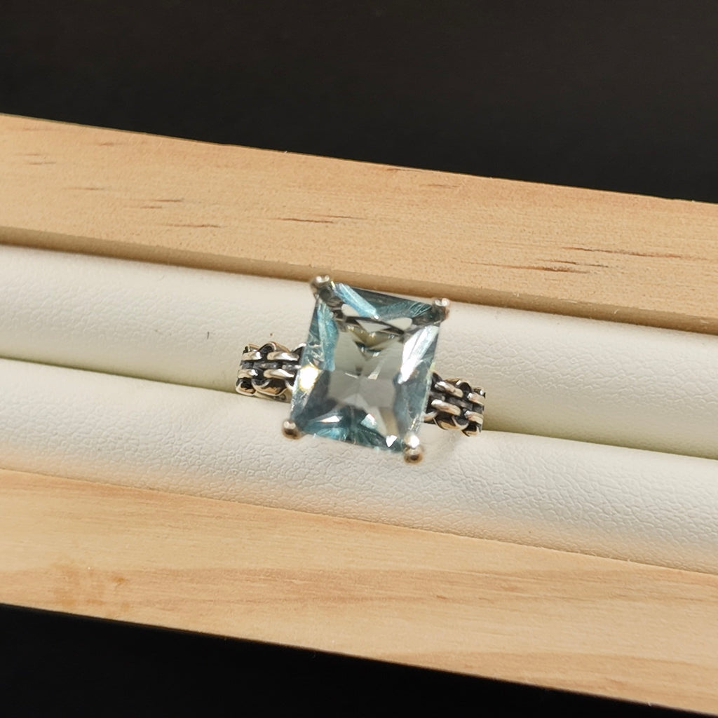 Blue Fluorite Ring