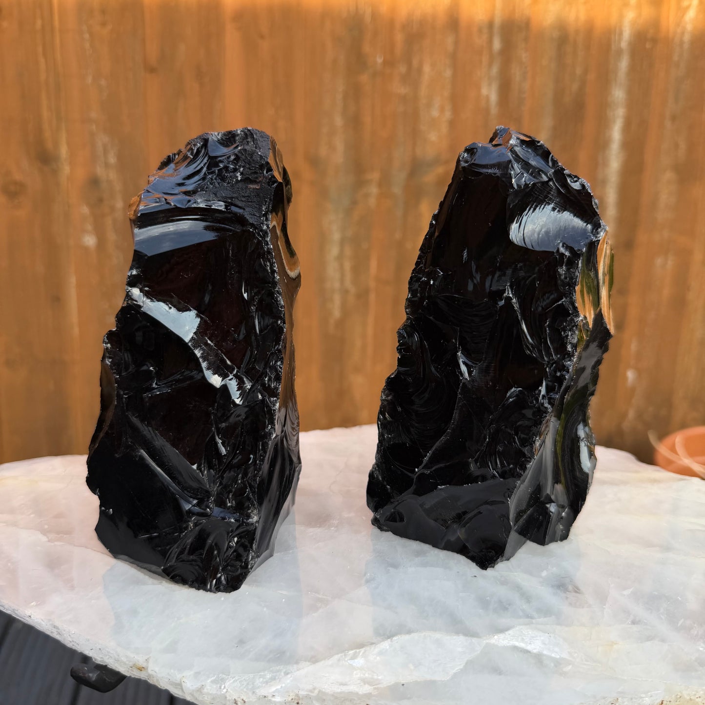 Black Obsidian Raw Towers