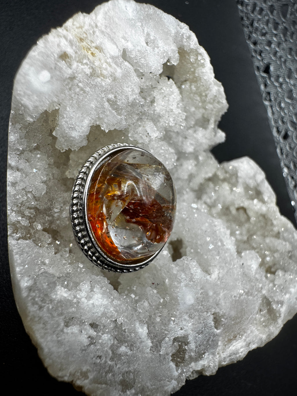 Fire Quartz Necklace
