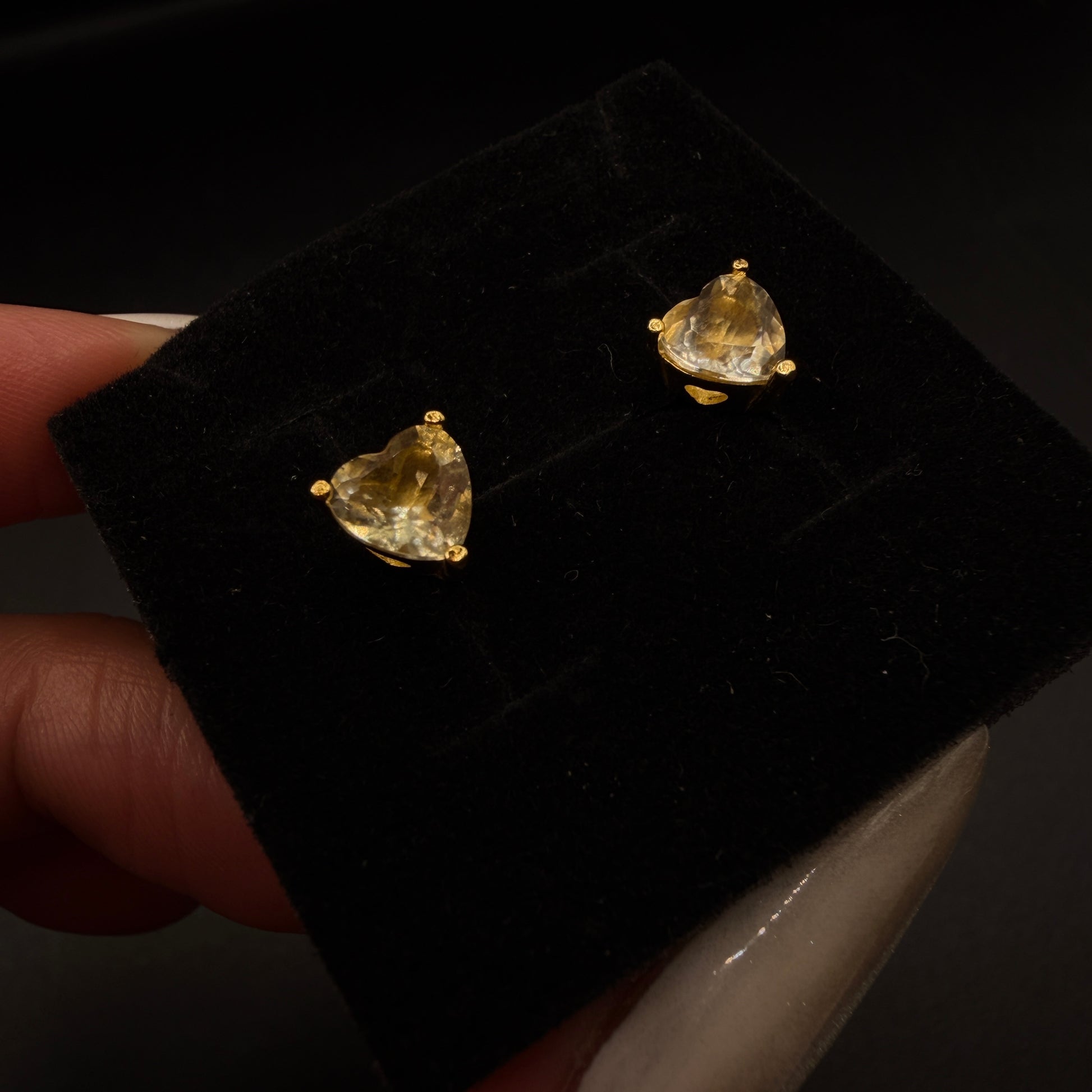 Libyan Desert Glass S925 Certified Earrings