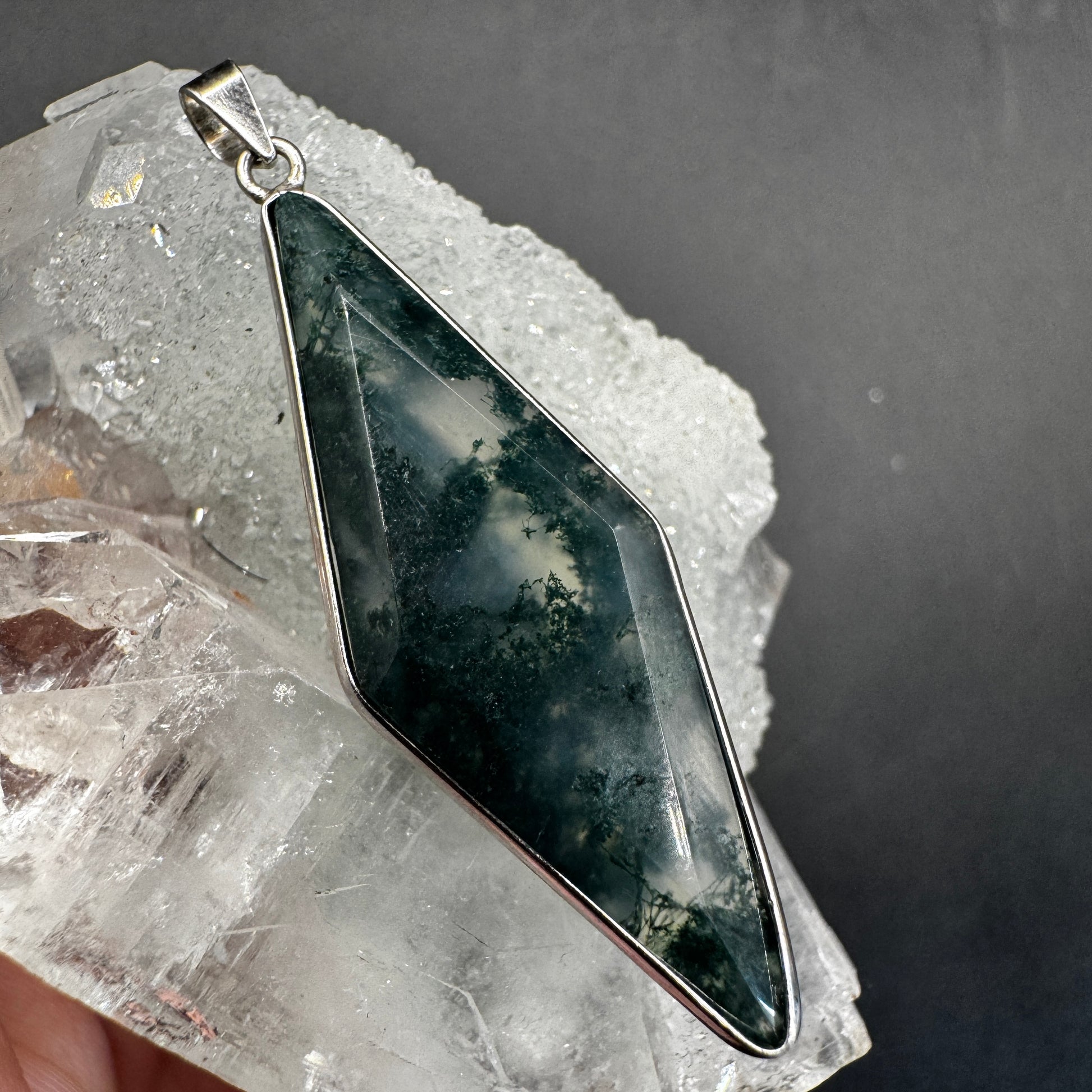 Moss Agate Necklace S925