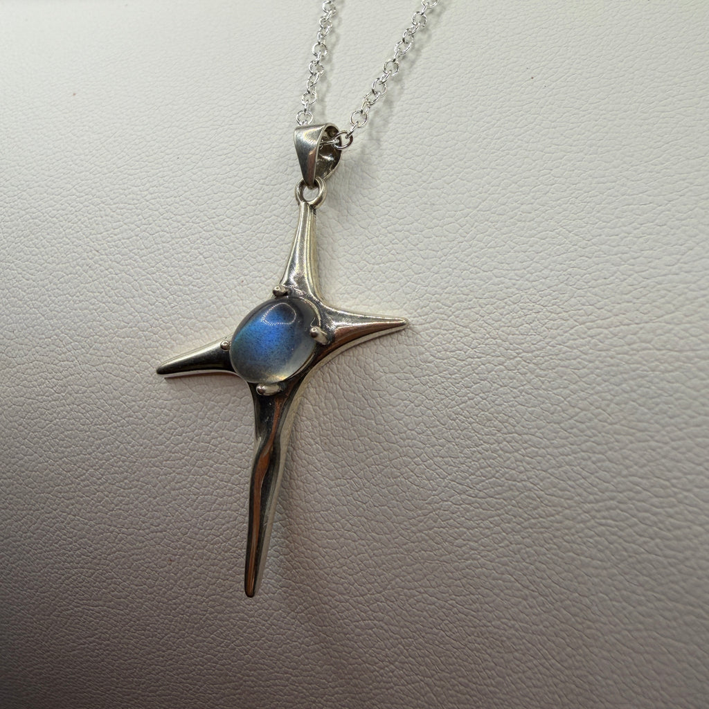 Labradorite Star S925 Necklace