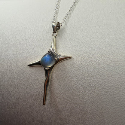 Labradorite Star S925 Necklace