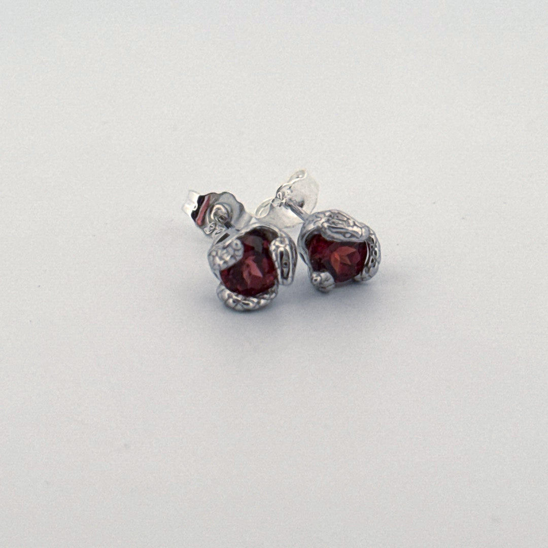 Garnet S925 Earrings