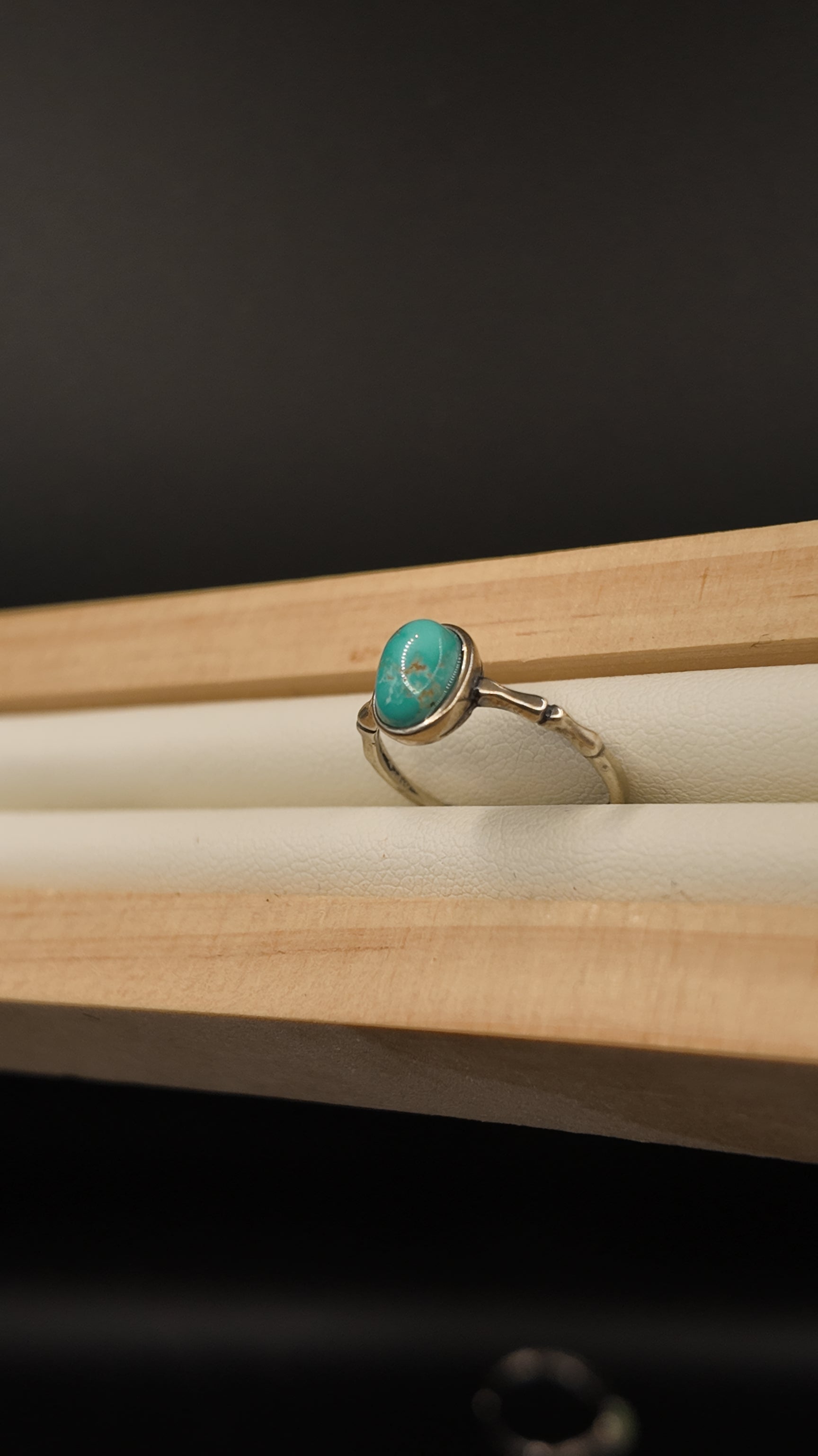 Turquoise S925 Adjustable Ring