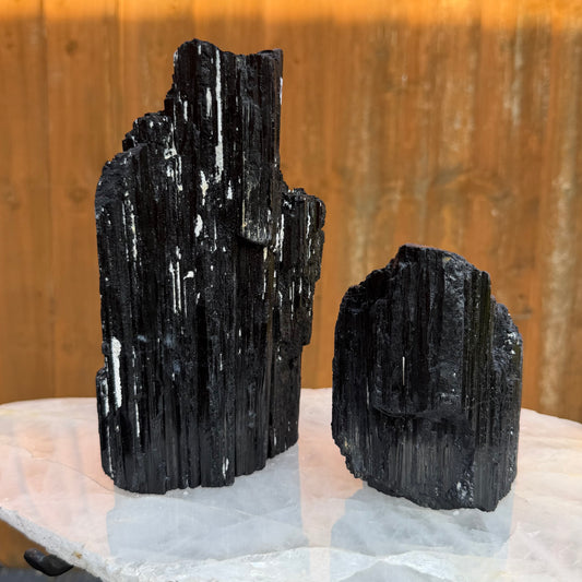 Black Tourmaline Raw Towers