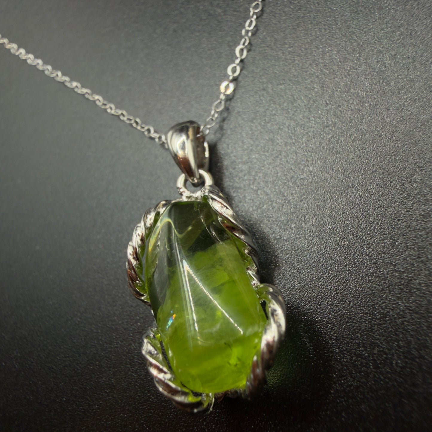 Peridot S925 Certified Necklace